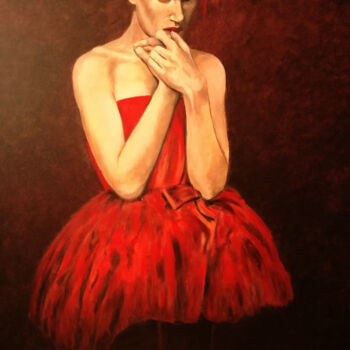 Pintura titulada "la danseuse" por Didier Chiarabini, Obra de arte original, Otro