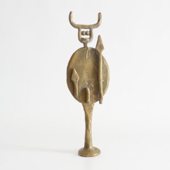 Sculpture titled "Homme (104)" by Didier Fournier, Original Artwork, Bronze