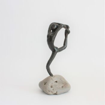 Skulptur mit dem Titel "La gymnaste" von Didier Fournier, Original-Kunstwerk, Bronze