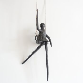 Escultura titulada "La balancoire" por Didier Fournier, Obra de arte original, Bronce