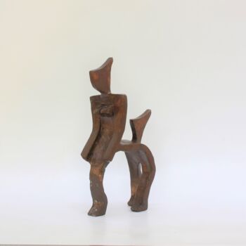 Sculpture intitulée "Centaurette (n° 117)" par Didier Fournier, Œuvre d'art originale, Bronze