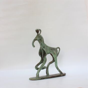 Sculpture titled "Centaurette (219)" by Didier Fournier, Original Artwork, Bronze