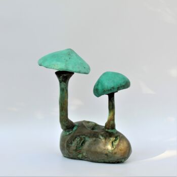 Sculpture intitulée "Vénus aux champigno…" par Didier Fournier, Œuvre d'art originale, Bronze