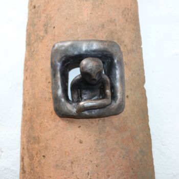 Sculpture intitulée "Fenêtre (n°288)" par Didier Fournier, Œuvre d'art originale, Bronze