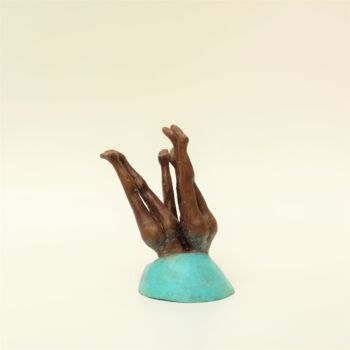 Sculpture intitulée "Les plongeuses (n°…" par Didier Fournier, Œuvre d'art originale, Bronze