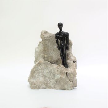 Sculptuur getiteld "Sans titre (n° 69)" door Didier Fournier, Origineel Kunstwerk, Bronzen