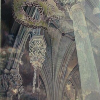 Pintura titulada "Gothica venice" por Didier Merceret, Obra de arte original, Oleo Montado en Bastidor de camilla de madera