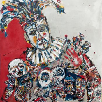 Pittura intitolato "Careta Blanca" da Ventabren, Opera d'arte originale, Olio