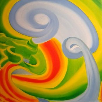 Painting titled "Vortex" by Didier Da Ré, Original Artwork