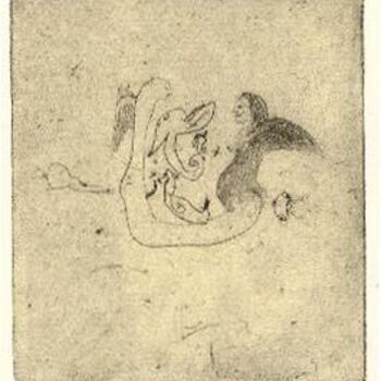 Incisioni, stampe intitolato "De l'amour!" da Didier Hamey, Opera d'arte originale, incisione