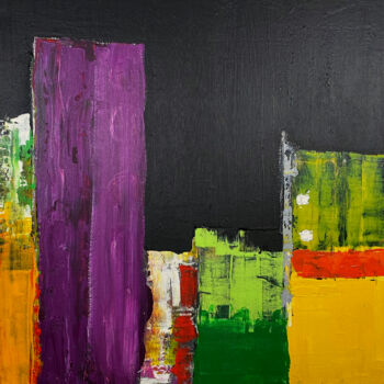 Peinture intitulée "the song of colours" par Didou, Œuvre d'art originale, Acrylique Monté sur Châssis en bois