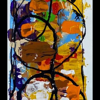 Painting titled "acrylique.26" by Didou, Original Artwork, Acrylic