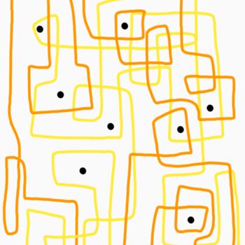 Digital Arts titled "Orange, lemon and b…" by Diego Calvo García, Original Artwork, 2D Digital Work