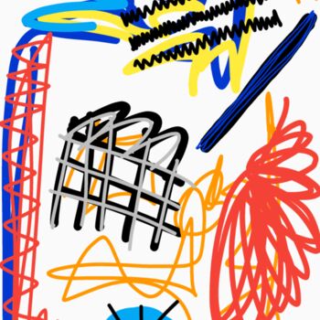 Arte digitale intitolato "Olympic trampoline." da Diego Calvo García, Opera d'arte originale, Lavoro digitale 2D