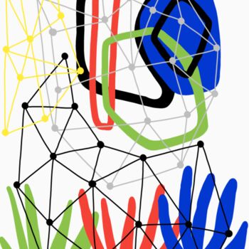 Arte digitale intitolato "Spiderwebs." da Diego Calvo García, Opera d'arte originale, Lavoro digitale 2D