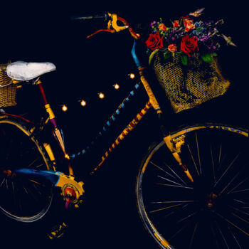 Photography titled "Bike" by Diego Stamato, Original Artwork, Manipulated Photography