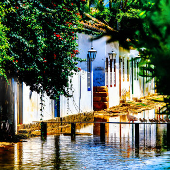 Fotografia intitulada "Street of Saudade" por Diego Stamato, Obras de arte originais, Fotografia Manipulada