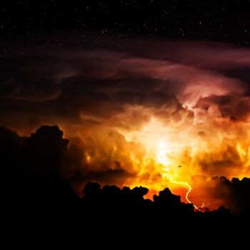 Fotografie mit dem Titel "The Perfect Storm" von Diego Stamato, Original-Kunstwerk, Digitale Fotografie