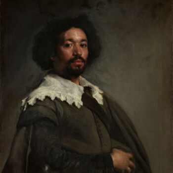 Malerei mit dem Titel "Juan de Pareja" von Diego Velázquez, Original-Kunstwerk, Öl