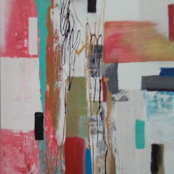 Painting titled "composition 3" by Diego Alberto Arellano Fajardo, Original Artwork, Acrylic