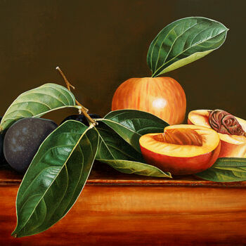 Painting titled "New Harvest" by Dietrich Moravec, Original Artwork, Oil