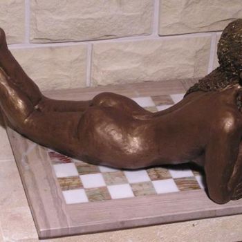 Sculpture intitulée "Insouciante" par Caroline Françoise Digard, Œuvre d'art originale