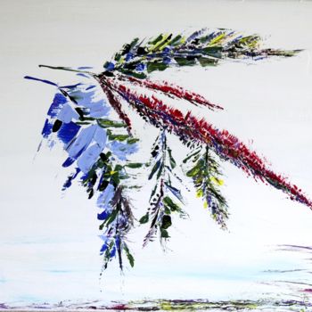 Malerei mit dem Titel "esprit sud" von Brigitte Kölli, Original-Kunstwerk, Acryl