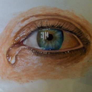 「teardrop」というタイトルの描画 Danijela Dujkovicによって, オリジナルのアートワーク