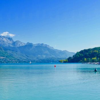 Fotografia intitolato "Lake Annecy.jpeg" da Dilian Deal, Opera d'arte originale