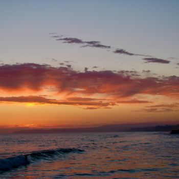 Photography titled "San Clemente Sunset" by Dilian Deal, Original Artwork, Digital Photography