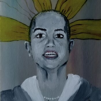 Peinture intitulée "Britney Jean Spears" par Dima Zubakin, Œuvre d'art originale, Acrylique