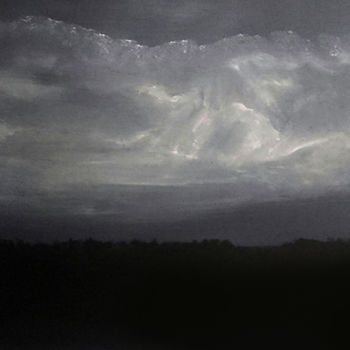 Peinture intitulée "Haut ciel" par Dimalone, Œuvre d'art originale, Huile