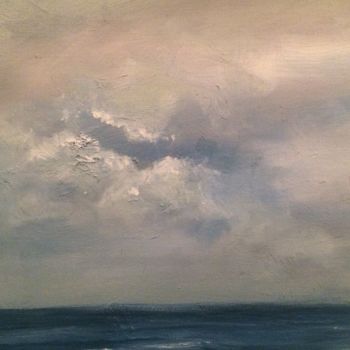 Painting titled "La mer, The sea" by Dimalone, Original Artwork, Other