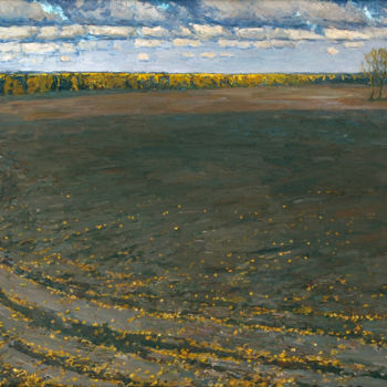 제목이 "Land"인 미술작품 Dmitriy Permiakov로, 원작, 기름