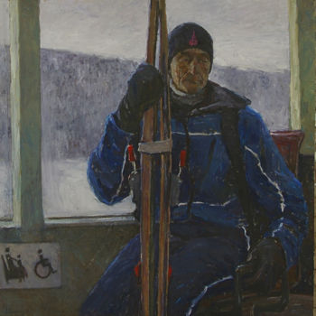 Картина под названием "Ural character" - Dmitriy Permiakov, Подлинное произведение искусства, Масло