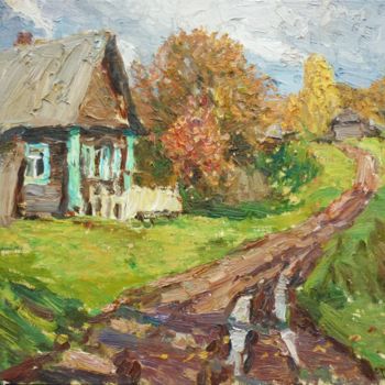 Painting titled ".September. Viatka" by Dmitriy Permiakov, Original Artwork, Oil
