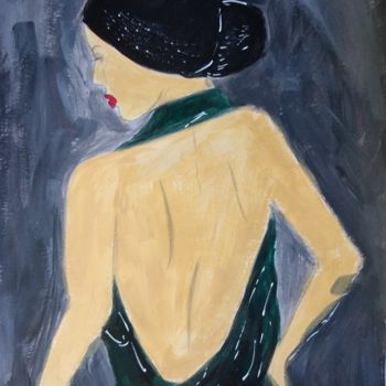 Painting titled "Going out" by Dimitra Ger, Original Artwork, Acrylic