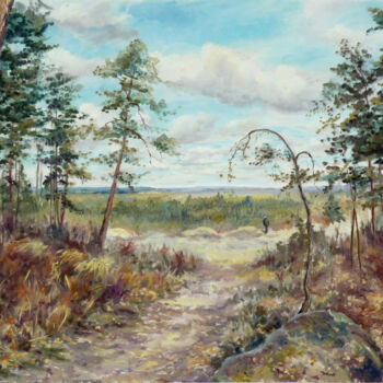 Malerei mit dem Titel "Pic des gorges d'Ap…" von Dimitri Sinyavsky, Original-Kunstwerk, Öl
