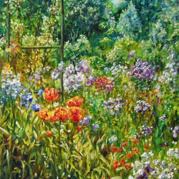 Painting titled "coulers-des-fleurs.…" by Dimitri Sinyavsky, Original Artwork