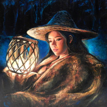 Peinture intitulée "Ruta de la seda" par Dimitrio Untu, Œuvre d'art originale, Huile