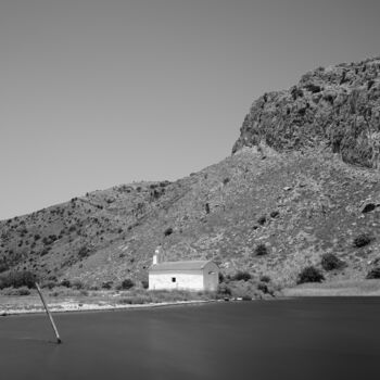 Photography titled "Chapel at the lake" by Dimitrios Paterakis, Original Artwork, Digital Photography