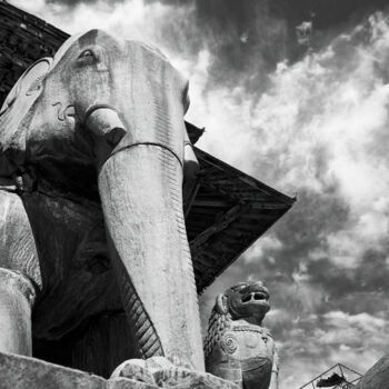 Fotografia intitolato "The stone elephant" da Dimitrios Paterakis, Opera d'arte originale, Fotografia digitale
