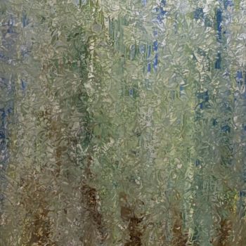 Ζωγραφική με τίτλο "Forest" από Dimitrios Ntks, Αυθεντικά έργα τέχνης, Ακρυλικό Τοποθετήθηκε στο Ξύλινο πάνελ
