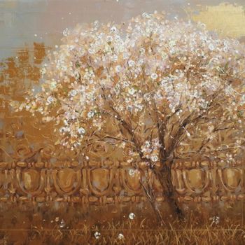 Painting titled "Blossom" by Dimitris Apazidis, Original Artwork, Oil