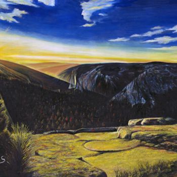 Painting titled "A new day" by Dimitrios Michelis, Original Artwork, Oil