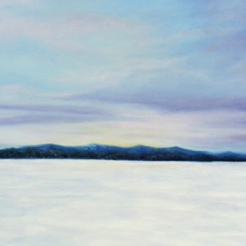 Painting titled "Winter Day" by Dinara Aristo, Original Artwork, Oil