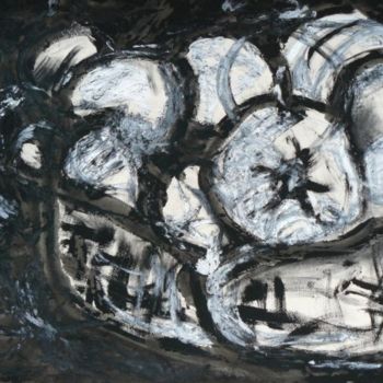 Pittura intitolato "" ARANCE "" da Dino Cerchiai, Opera d'arte originale