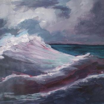 Peinture intitulée "Mar da Russia (Sea…" par Diogo Mariscal, Œuvre d'art originale, Huile