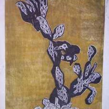 Pintura intitulada ""Série : Floresta U…" por Dione Justa, Obras de arte originais