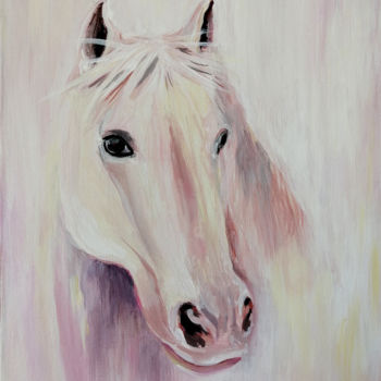 Картина под названием "Лошадь" - Татьяна Белоусова, Подлинное произведение искусства, Акрил